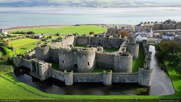 Beaumaris Castle on the Isle of Anglesey